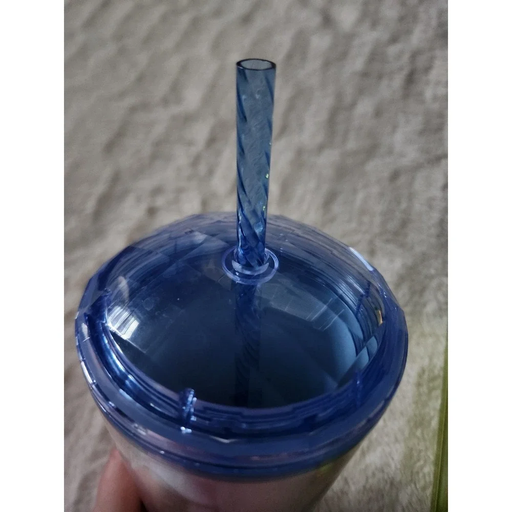 Starbucks Iridescent‎ Hologram Dome And Lime Green Dome Venti 24 Fl Oz Cold Cup
